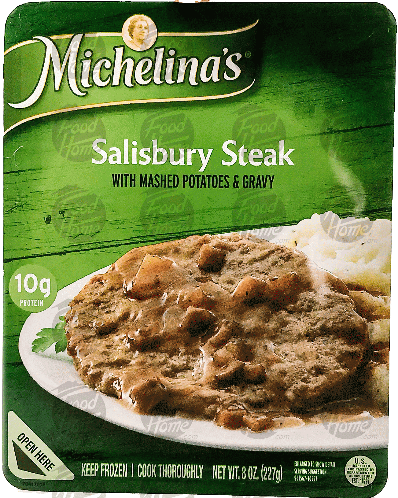 Michelina's  salisbury steak with mashed potatoes & gravy Full-Size Picture